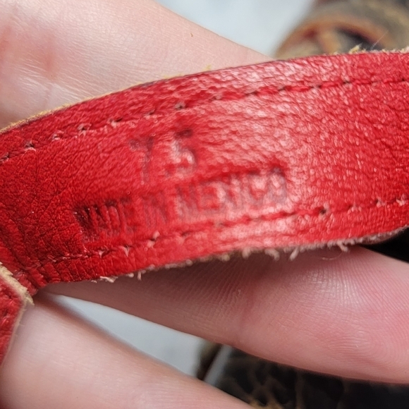 NWT Bed Stu | Fabiola Platform Wedge Sandals in Black Lux Size 7.5 - Picture 12 of 13